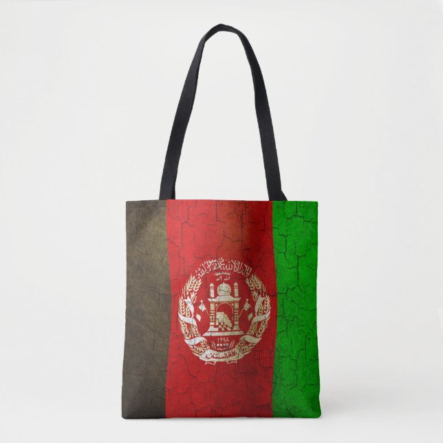 Schmutz-Afghanistan-Flagge Tasche (Vorderseite)