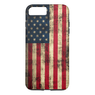 Schmutz-amerikanische Flagge iPhone 8 Plus/7 Plus Hülle