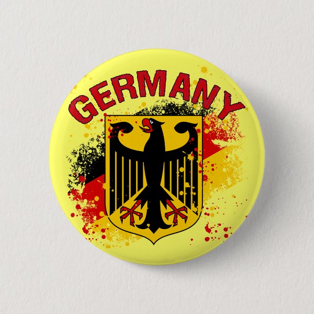 Schmutz-Art-Deutschland-Wappen und Flagge Button (Vorderseite)