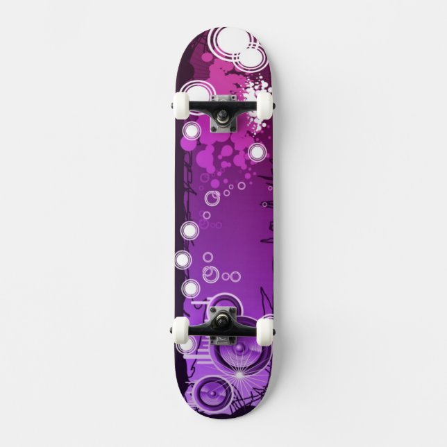 Schmutz-Art-Musik-Fahne 3 Skateboard (Vorderseite)