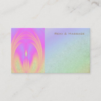Schmutz-Engels-Regenbogen Reiki Visitenkarten Visitenkarte