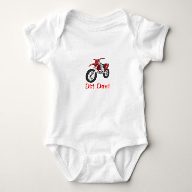 Schmutz-Fahrrad-Baby Onsie Baby Strampler (Vorderseite)