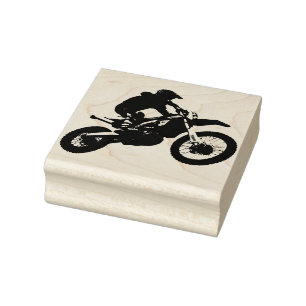 Schmutz-Fahrrad-Rennläufer Gummistempel
