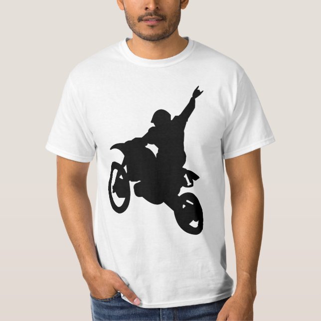 Schmutz-Fahrrad (Schwarzes) T-Shirt (Vorderseite)