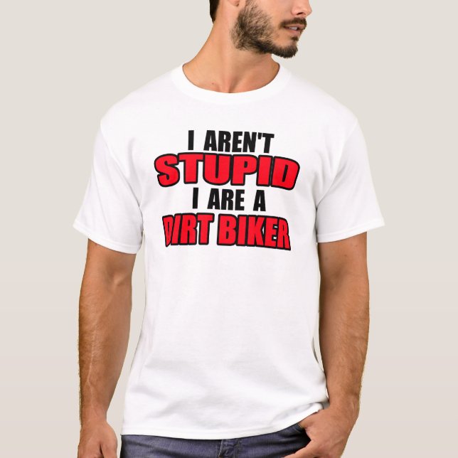 Schmutz-Fahrrad-Shirt - I sind nicht dumm T-Shirt (Vorderseite)