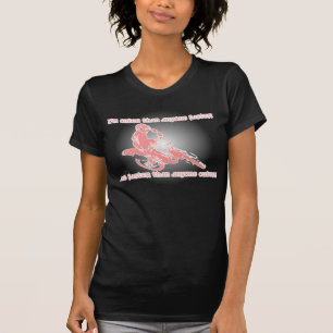 Schmutz-Fahrradmotocross-Shirt - niedlicheres T-Shirt