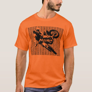 Schmutz-Fahrradmotocross-Shirt T-Shirt