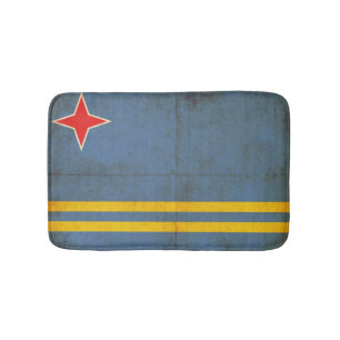 Schmutz-Flagge von Aruba (die Niederlande) Badematte