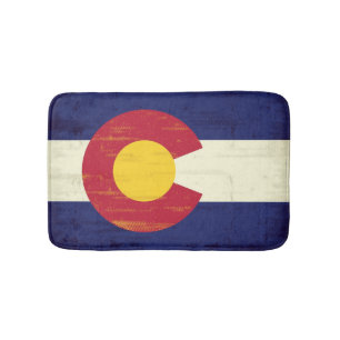 Schmutz-Flagge von Colorado Badematte