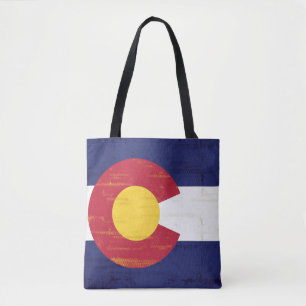 Schmutz-Flagge von Colorado Tasche