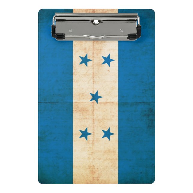 Schmutz-Flagge von Honduras Mini Klemmbrett (Vorderseite)