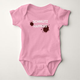 Schmutz Happens Baby Girl Bodysuit Strampler