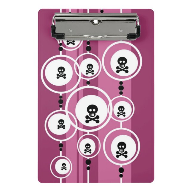 Schmutz-Hintergrund Mini Klemmbrett (Vorderseite)