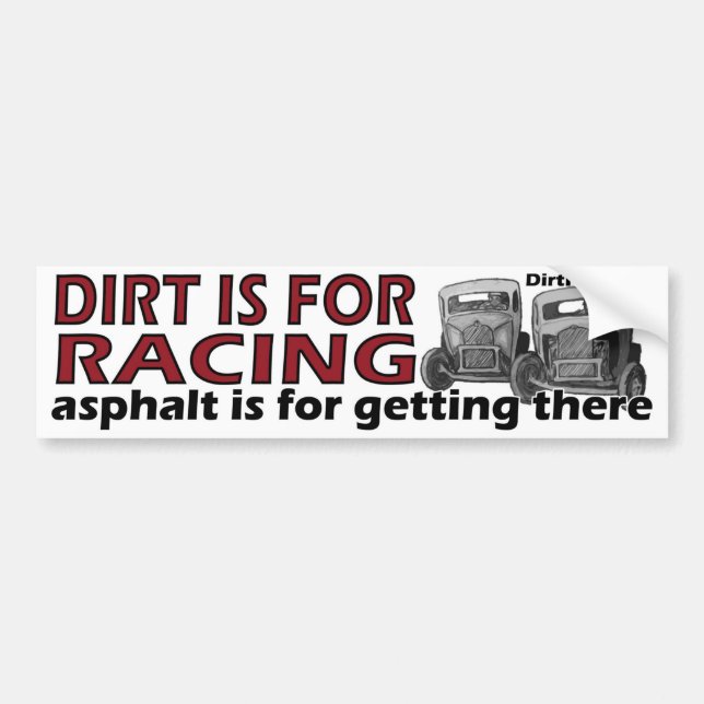Schmutz ist für das Laufen, Asphalt ist für Autoaufkleber (Vorne)