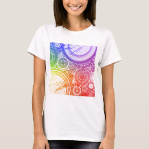 Schmutz-Kreise: Regenbogen-Ausgabe: T-Shirt