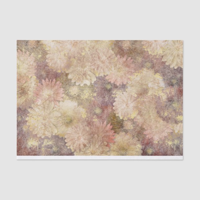 Schmutz mit Blumen Seidenpapier (Vorderseite)