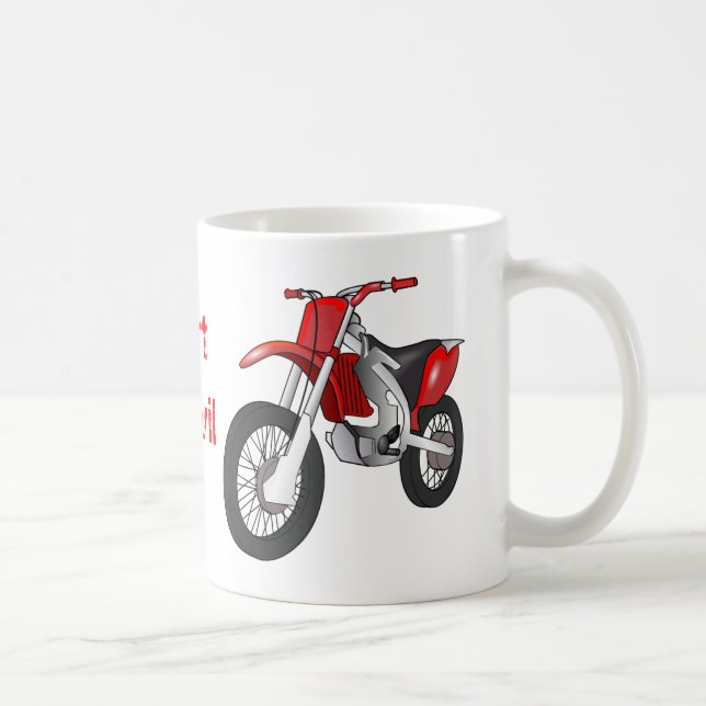 Schmutz-Motorrad-Kaffee-Tasse Kaffeetasse (Rechts)