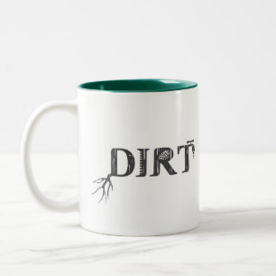Schmutz-Nerd - stolzer städtischer Bauer Zweifarbige Tasse