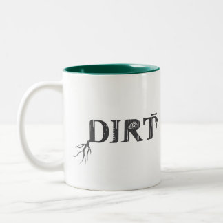 Schmutz-Nerd - stolzer städtischer Bauer Zweifarbige Tasse