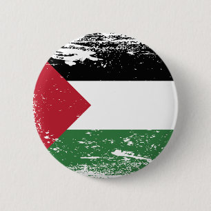 Schmutz-Palästina-Flagge Button