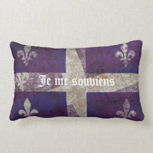 Schmutz-Quebec-Flagge - Je ich souviens Lendenkissen