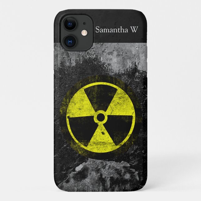 Schmutz-radioaktives Symbol Case-Mate iPhone Hülle (Rückseite)
