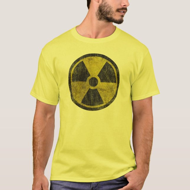 Schmutz-radioaktives Symbol T-Shirt (Vorderseite)