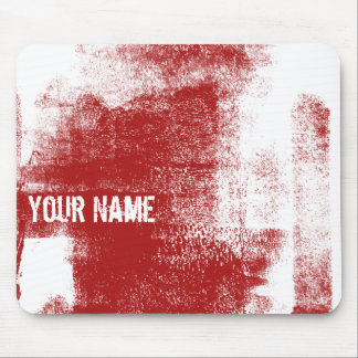 Schmutz-Rot-Farbe Mousepad