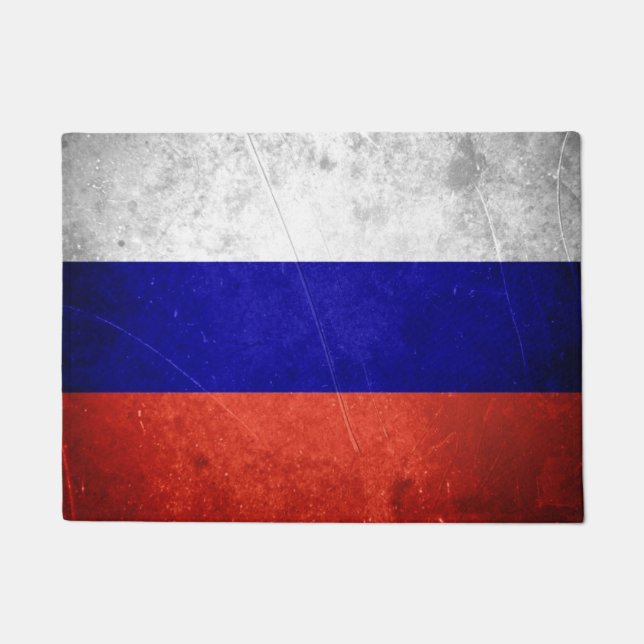 Schmutz-Russe-Flagge Fußmatte (Vorderseite)