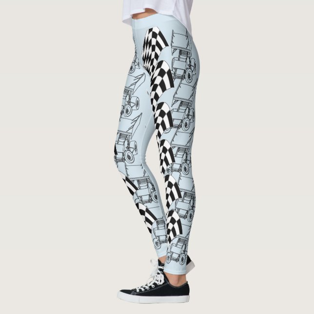 Schmutz Sprint-Auto-Leggings #4 Leggings (Links)