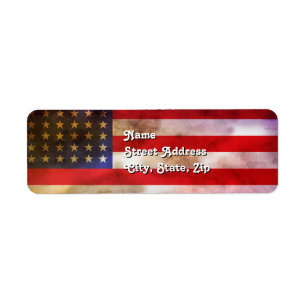 Schmutz-strukturierte amerikanische Flagge