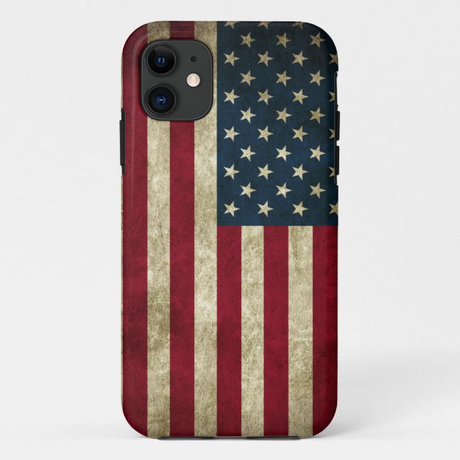 Schmutz US-Flagge Case-Mate iPhone Hülle (Rückseite)