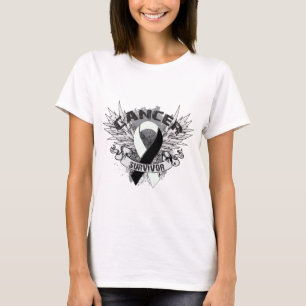 Schmutz Winged Band-karzinoider Krebs-Überlebende T-Shirt