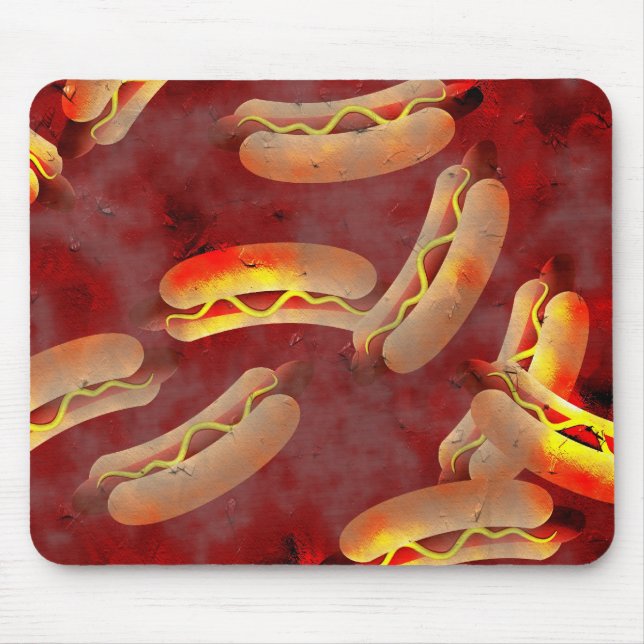 Schmutz-Würstchen Mousepad (Vorne)