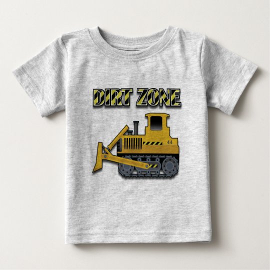 Schmutz-Zone (Planierraupe) - Baby-feines Jersey-T Baby T-shirt