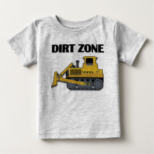 Schmutz-Zone (Planierraupe) - Baby-feines Jersey-T Baby T-shirt