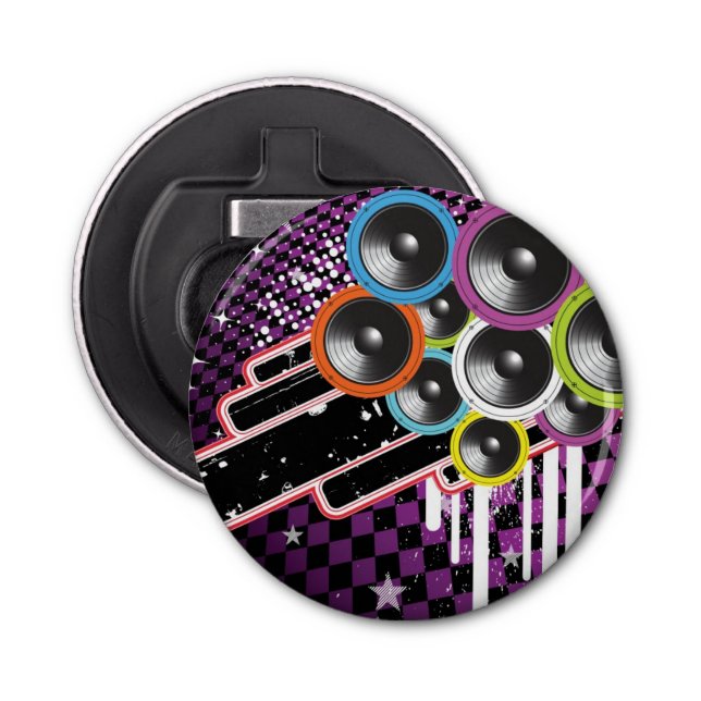 Schmutzhintergrund Flaschenöffner (Vorderseite)