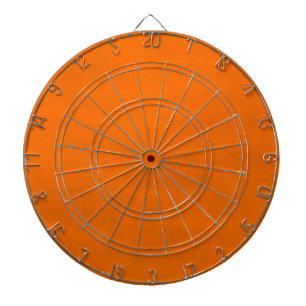 Schmutzig Orange Dartscheibe