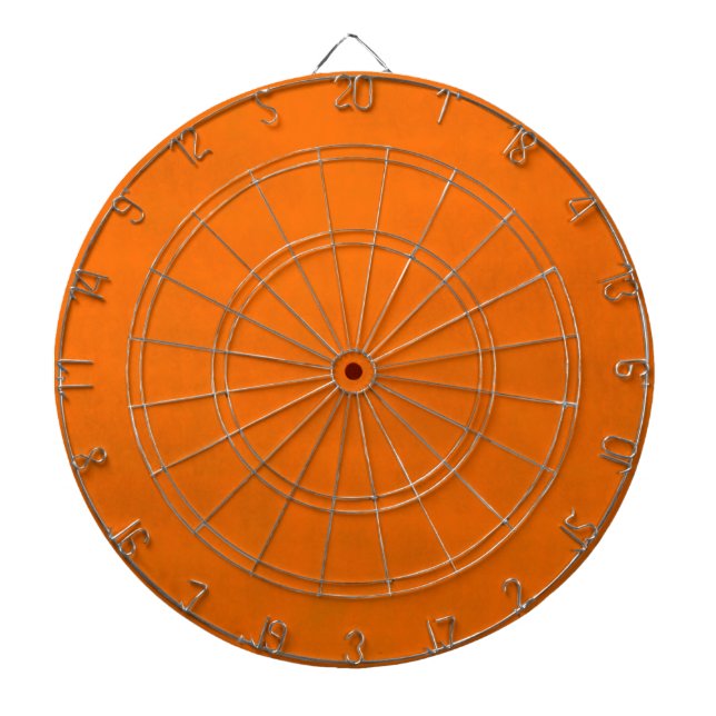 Schmutzig Orange Dartscheibe (vorne)