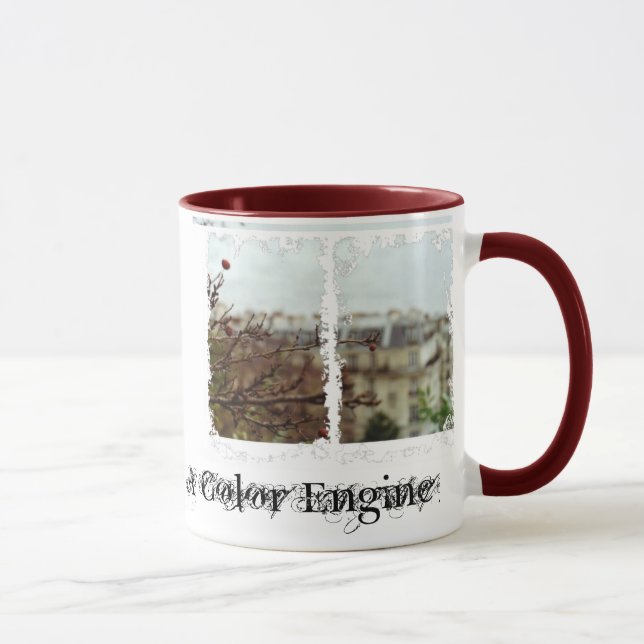 Schmutzige 3 Kasten-Wecker-Tasse - besonders Tasse (Rechts)