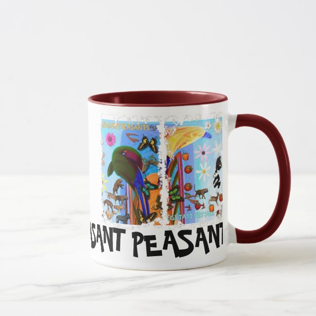 Schmutzige 3 Kasten-Wecker-Tasse Tasse (Rechts)