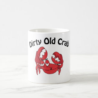 Schmutzige alte Krabbe Kaffeetasse