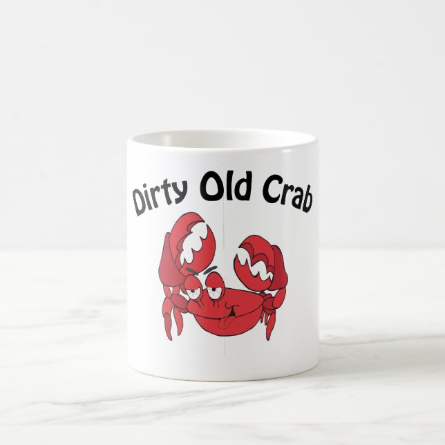 Schmutzige alte Krabbe Kaffeetasse (Mittel)