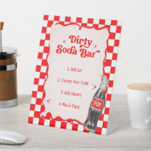 Schmutzige Limonadenbar für Babyparty
