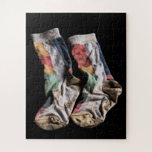 Schmutzige Socken Sammlung (Vertikal)