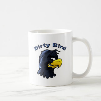 Schmutzige Vogel-Kaffee-Tasse Kaffeetasse