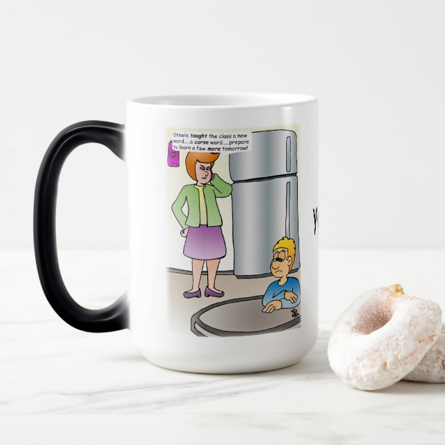Schmutzige Worte Verwandlungstasse (Mit Donut)