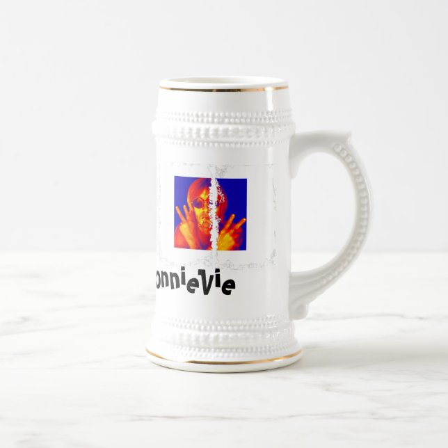 Schmutziger 3 Kasten Stein Bierglas (Rechts)