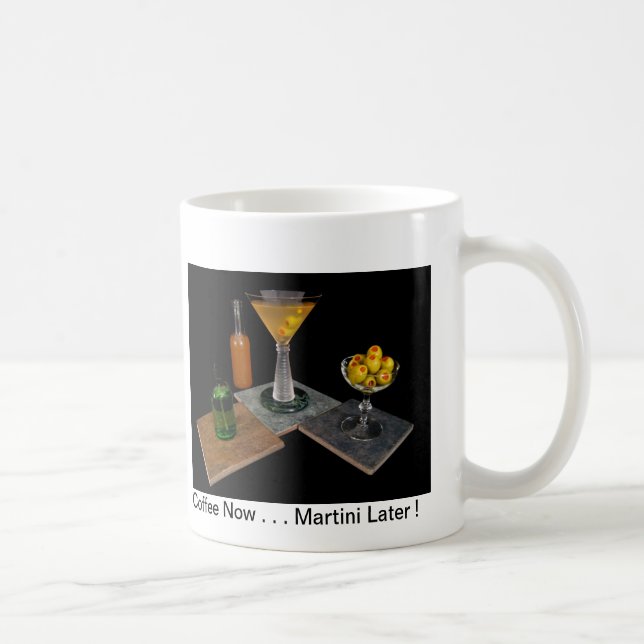 Schmutziger Martini - Kaffee jetzt… Martini Kaffeetasse (Rechts)