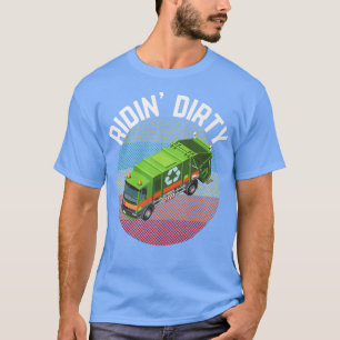 Schmutziger Müllwagen, Recycling-Müll, Abfall, Mül T-Shirt